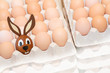 Frohe Ostern, Osterhase, Ostergrüße, Hühnereier