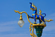 Native Thai style street lamp pillar Native Thai style street lamp pillar