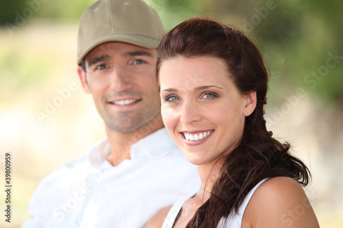 Photo: Portrait of smiling couple Portrait of smiling couple