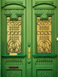 Alte Haustür im Jugendstil
