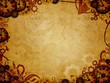 Illustration: vintage clocks steam punk background vintage clocks steam punk background