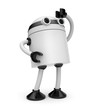 Robot looks forward Robot looks forward