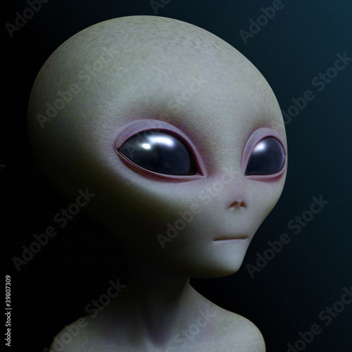 Illustration: gray alien gray alien