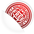 Worldwide shipping label