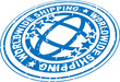 Worldwide shipping label