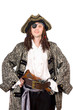 Photo: Portrait of man dressed as pirate Portrait of man dressed as pirate