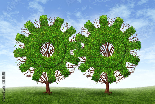 Illustration: Growing Business Partnership Growing Business Partnership