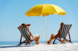 Beach summer umbrella