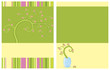 Floral flayer two sides Floral flayer two sides