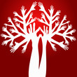 Arbre illustrant amour et reproduction.