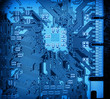 Circuit board closeup background