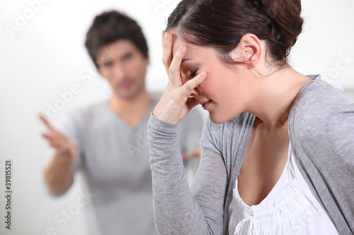 Photo: Couple having an argument Couple having an argument