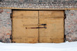 Brick wall and gates