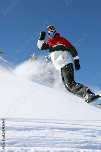 Photo: Confident snowboarder Confident snowboarder