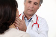 Doctor checking patient is well Doctor checking patient is well