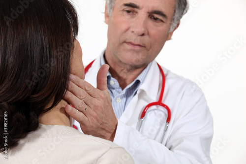 Photo: Doctor checking patient is well Doctor checking patient is well
