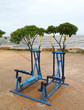 Photo: Exercise equipment in public park Exercise equipment in public park