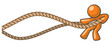 Orange Man Battle Ropes