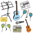 fully editable illustration music items fully editable illustration music items