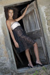 ragazza mora