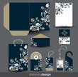 Stationery template design Stationery template design