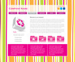 Funky website template
