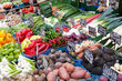 frisches Gemüse am Markt