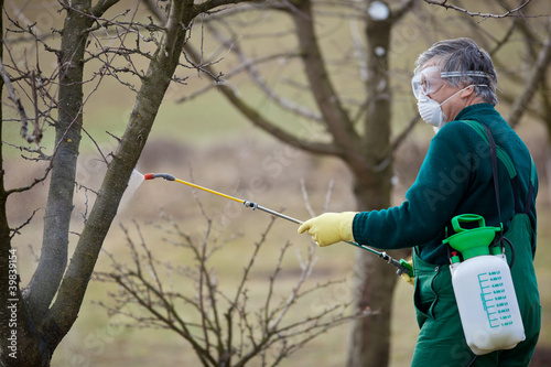 Photo: Using chemicals in the garden/orchard Using chemicals in the garden/orchard