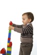enfant et jeu de construction