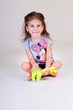 Positive little girl