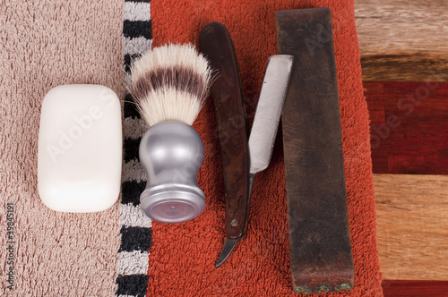 Photo: Man`s shave accessories Man`s shave accessories