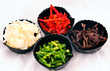 Sliced vegetables