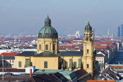 Photo: theatinerkirche, panorama, münchen theatinerkirche, panorama, münchen