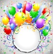 Vector: Compleanno Palloncini e Cornice-Birthday Balloons Crystal Frame Compleanno Palloncini e Cornice-Birthday Balloons Crystal Frame