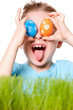 Easter boy funny portrait