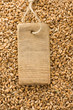 wheat grain and price tag wheat grain and price tag