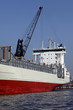 Frachter im Hamburger Hafen