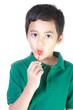 Boy and candy
