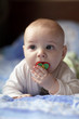 Baby with plastics heart