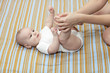 Massaging of baby foot
