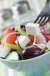 Greek salad closeup