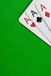 Ases against green cloth