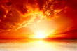 red sunset