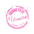 timbre bonne fête maman