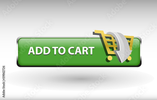 Vector: add to cart button, shopping icon and button add to cart button, shopping icon and button