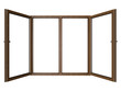 holzfenster offen