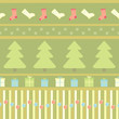seamless pattern with christmas ornament