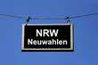 Neuwahlen in Nordrhein Westfalen