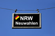 Neuwahlen in NRW - Nordrhein Westfalen