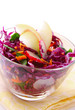 Foto: vegetarian vegetable salad with red cabbage vegetarian vegetable salad with red cabbage